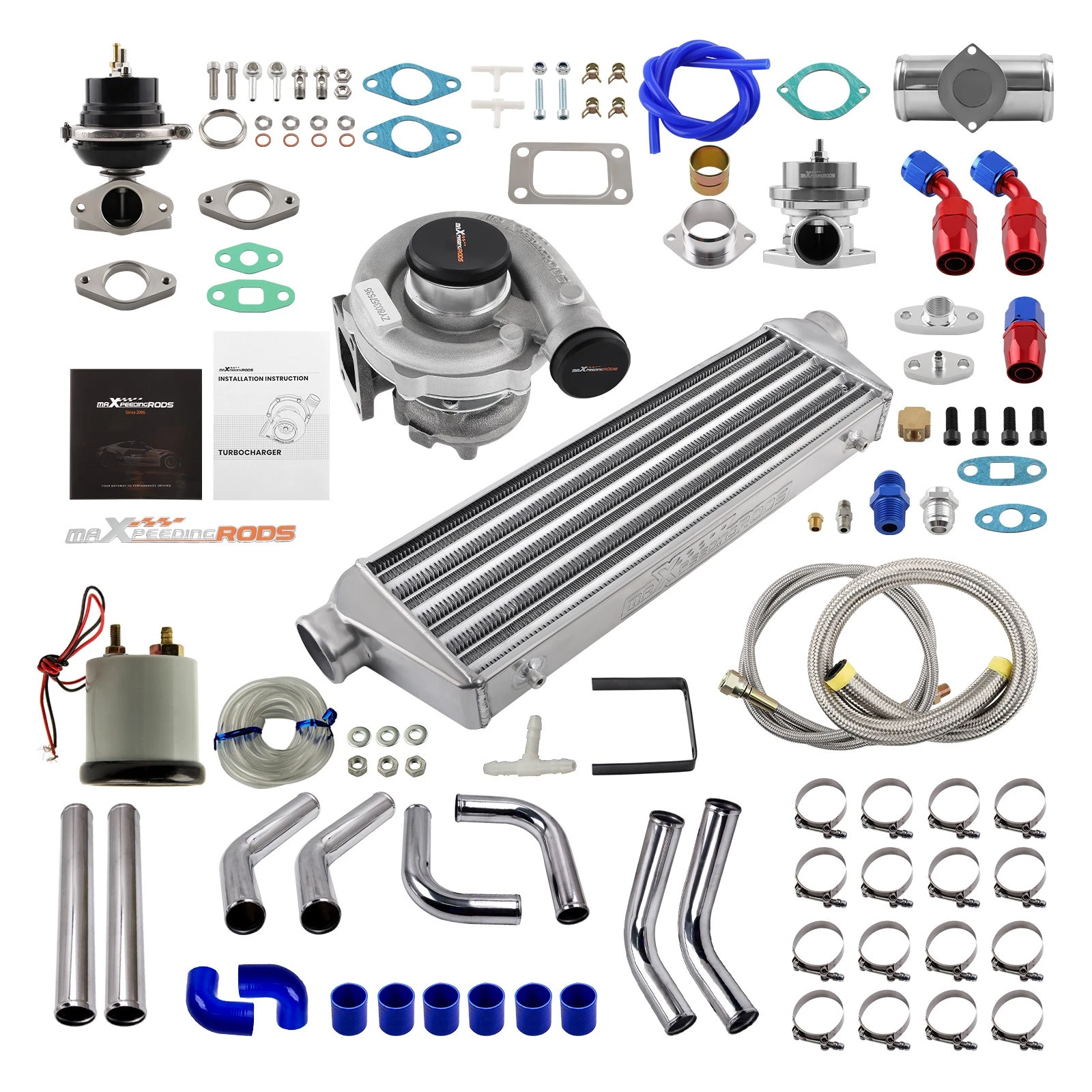 TurboKits.com Universal Twin Turbo Kits for 2.8L - 6.0L Motors
