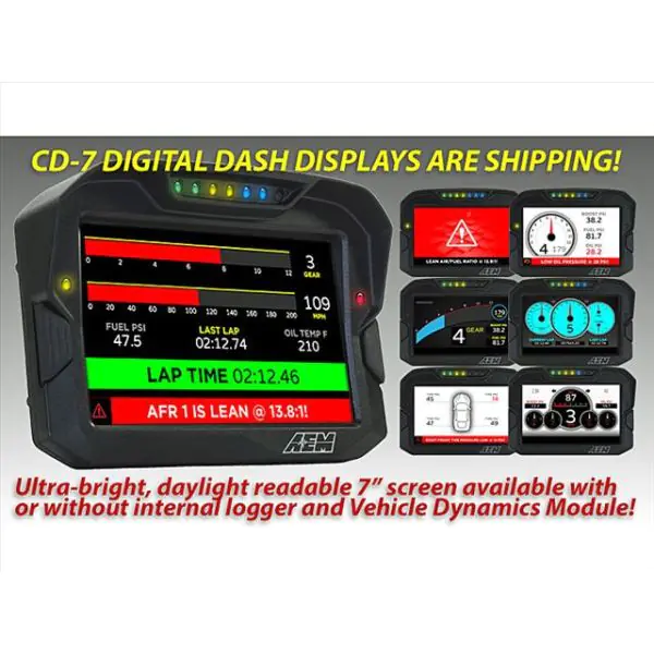 AEM CD-7 Digital Dash Displays